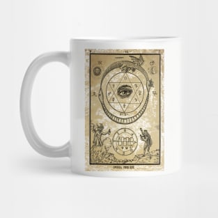 OMNIA VNVS EST - Alchemy Woodcut Collection Mug